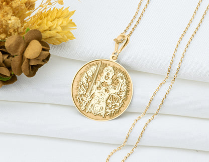 Lady Justice Pendant: Goddess Necklace, Truth & Balance