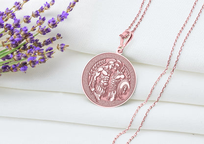 Patroclus and Achilles Pendant Necklace