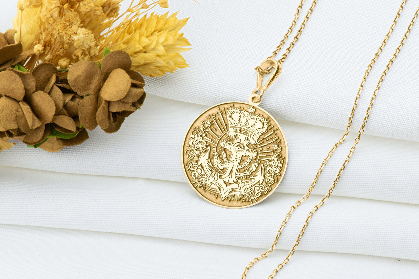 Anchor Pendant: Nautical Talisman Necklace
