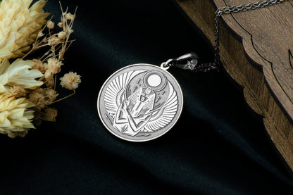 Pharaoh Charm Necklace: Ancient Egyptian Jewelry