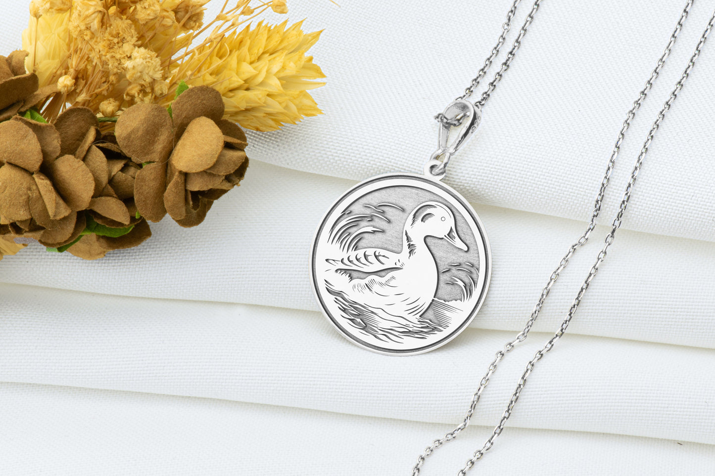 Duck Pendant Necklace