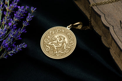 Harmodius & Aristogeiton Pendant: Ancient Greek Lovers Necklace, LGBTQ+ Hero Charm