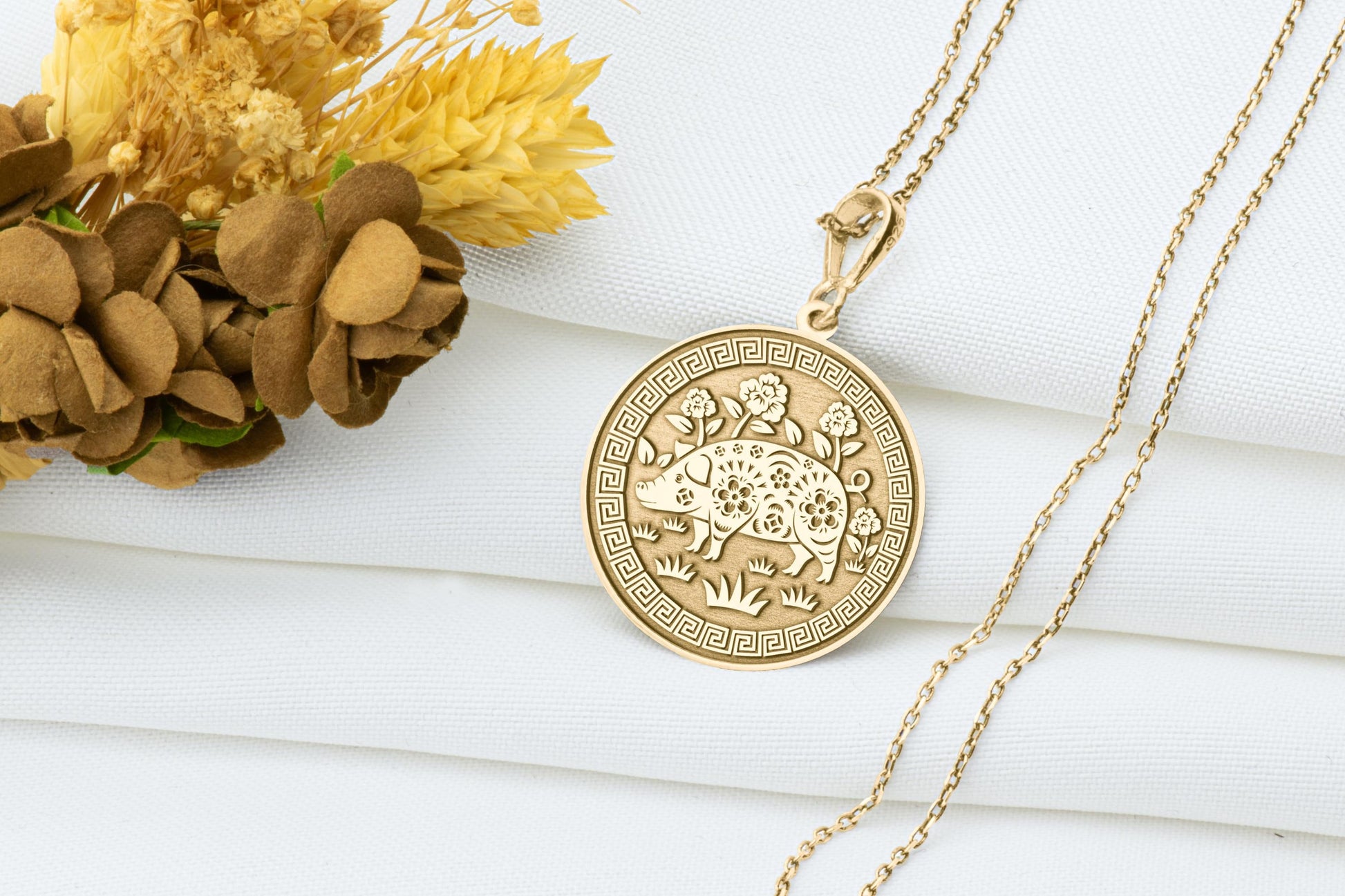 Boar Spirit Pendant Necklace