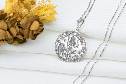 Bastet Necklace: Egyptian Cat Goddess Pendant