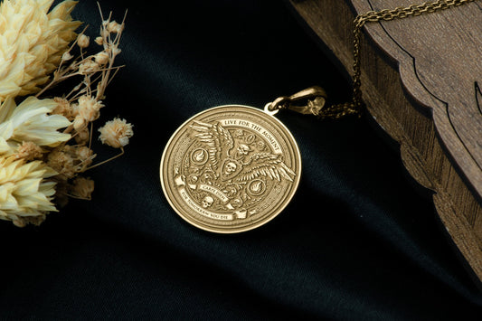 Carpe Diem Pendant: Latin Motto Charm