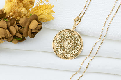 Celtic Seahorse Pendant: Mythic Hippocampus Necklace