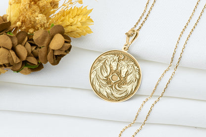 Unicorn Charm Necklace: Mythical Pendant