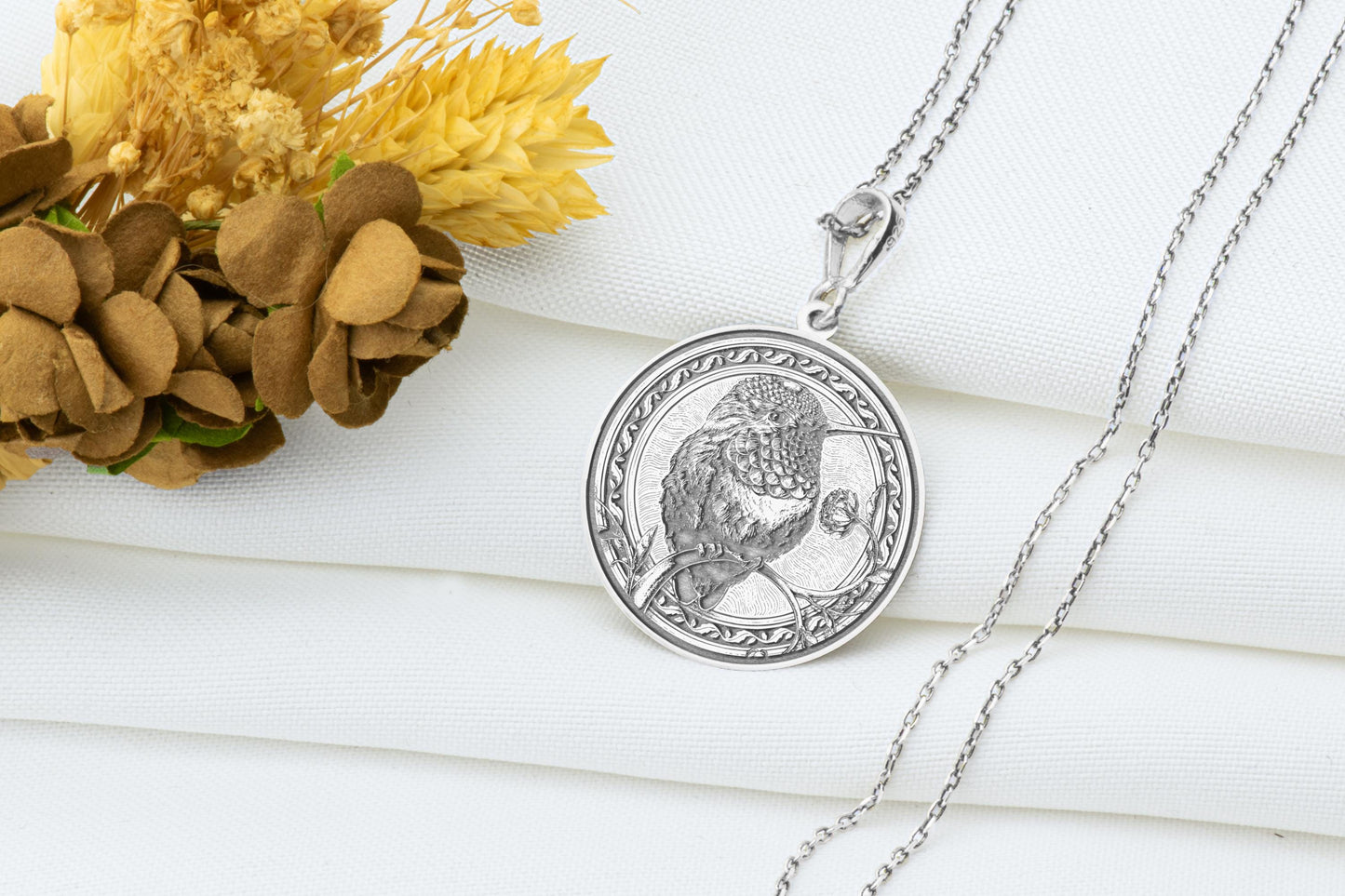 Hummingbird Pendant: Spirit Bird Necklace, Joy Charm