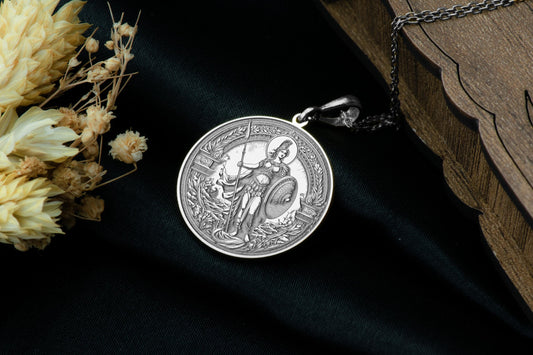 Artemisia of Caria Pendant: Ancient Queen Necklace, Leadership Charm, Naval Commander Amulet