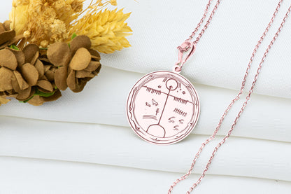 Tengri Necklace: Sky God Pendant