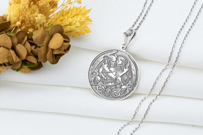 Lucifer and Lilith Pendant: Dark Union Necklace, Sacred Rebel Charm, Ancient Shadow Talisman
