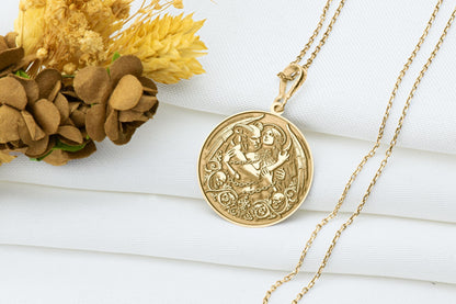 Lucifer and Lilith Pendant: Dark Union Necklace, Sacred Rebel Charm, Ancient Shadow Talisman