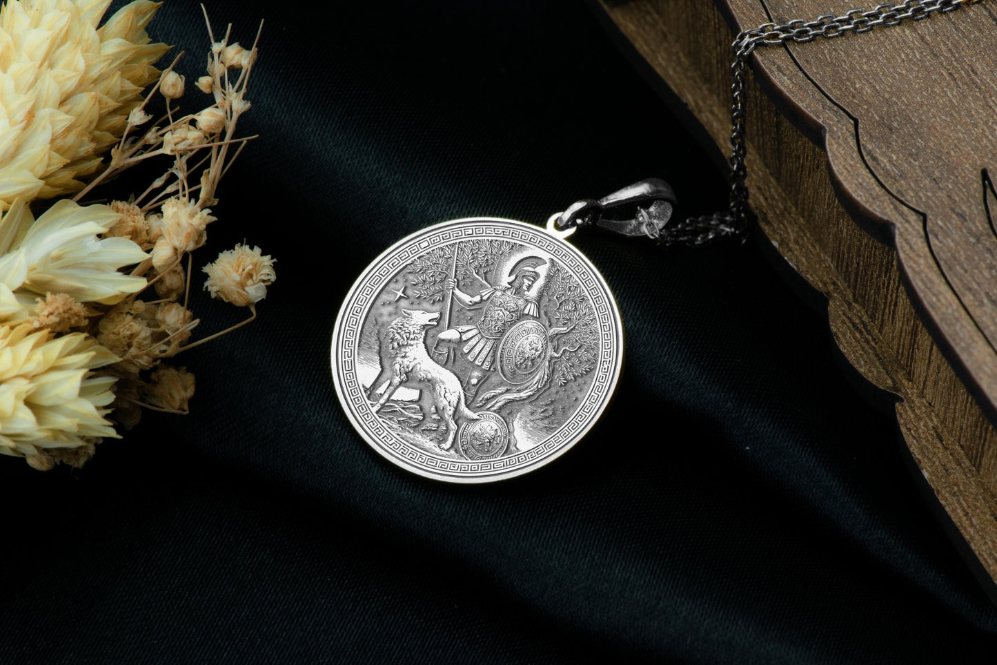 Mars God of War Pendant: Roman Warrior Necklace