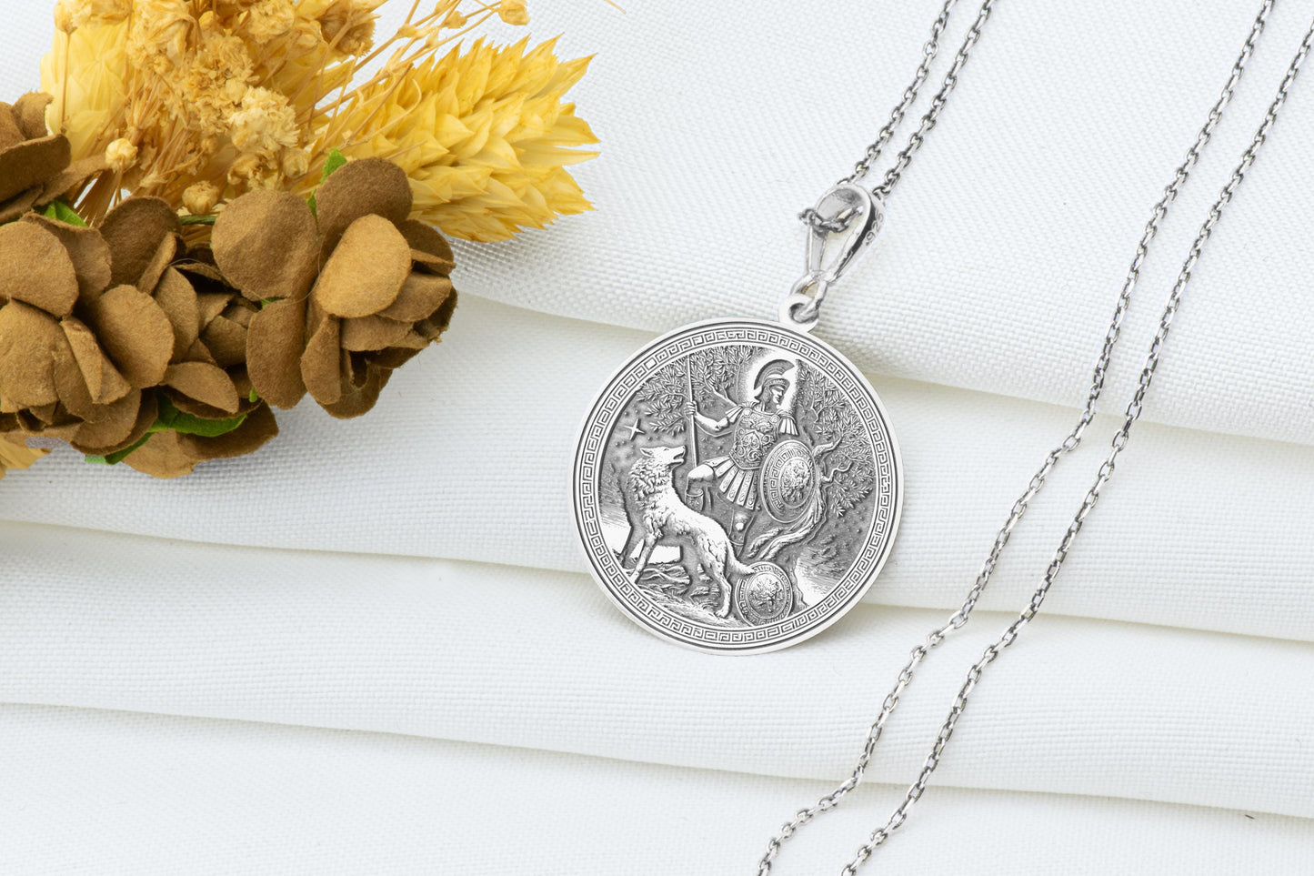 Mars God of War Pendant: Roman Warrior Necklace