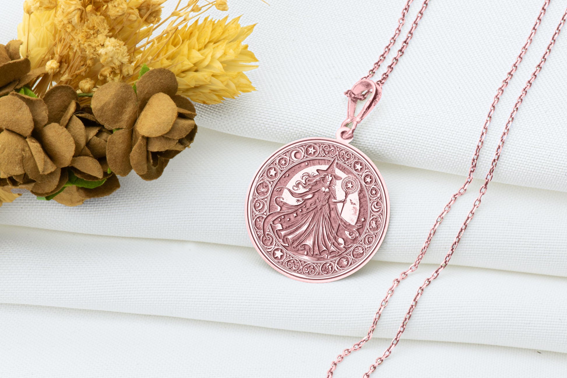 Witch Pendant: Wiccan Necklace
