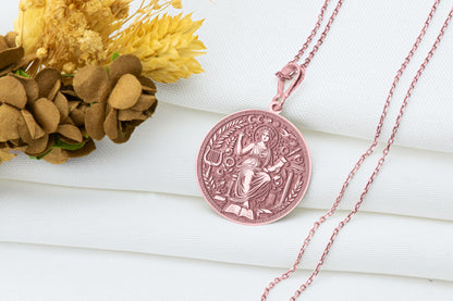 Goddess Minerva Pendant Necklace
