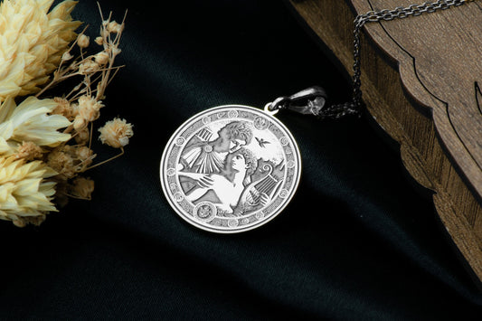 Apollo & Adonis Pendant: Queer Greek Myth Necklace