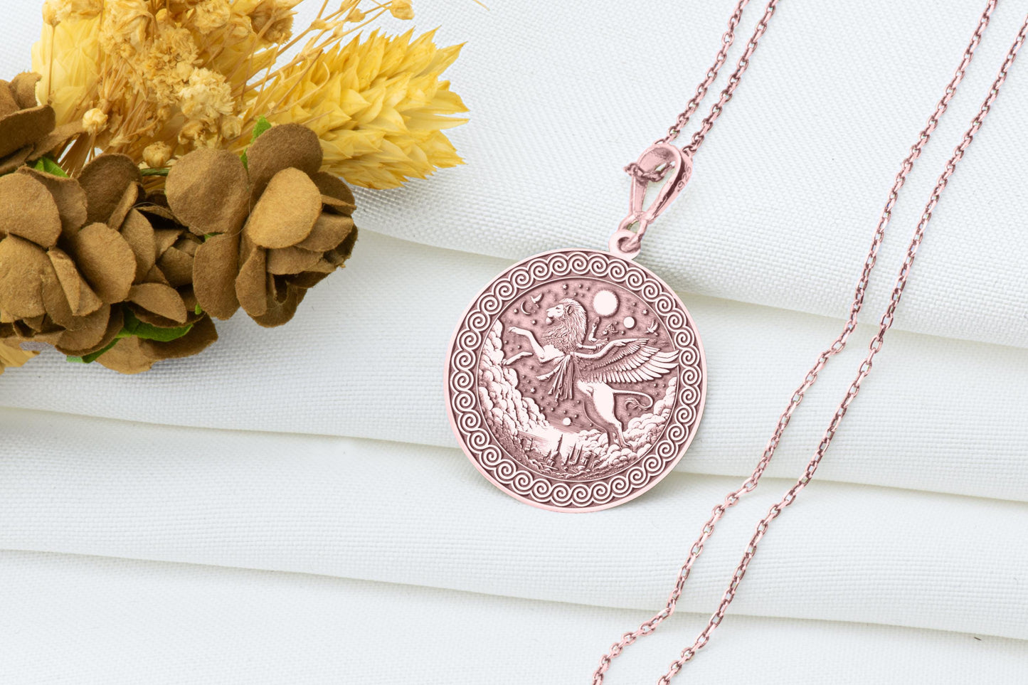 Ahura Mazda Pendant: Persian Zoroastrian Necklace, Protection Charm, Wisdom Amulet, Spiritual Talisman