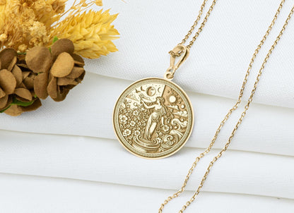 Hermaphroditus Pendant: Queer Myth Necklace