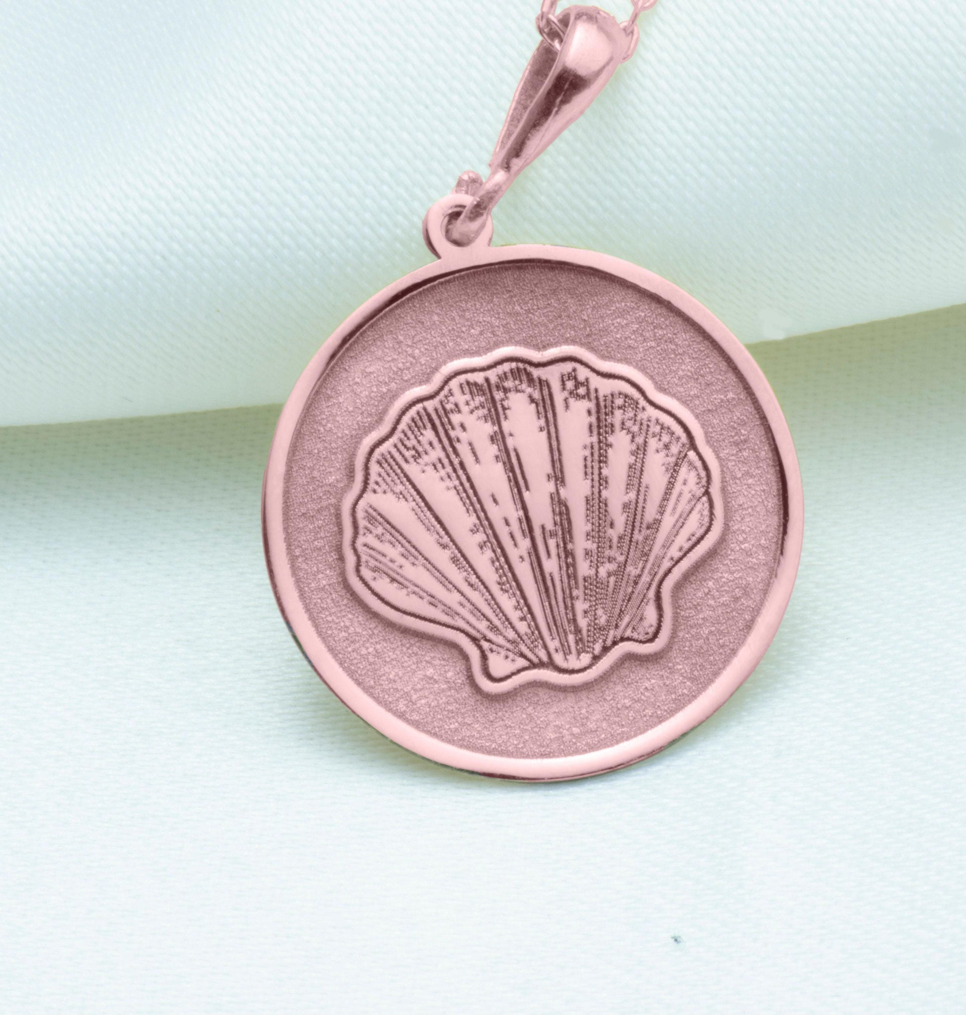 Shell Amulet Necklace: Sterling Silver Aphrodite Pendant, Ocean Jewelry