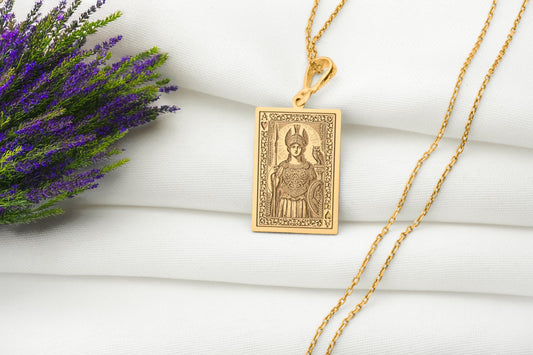 Athen Pendant: Ace of Hearts Necklace, Poker Card Amulet