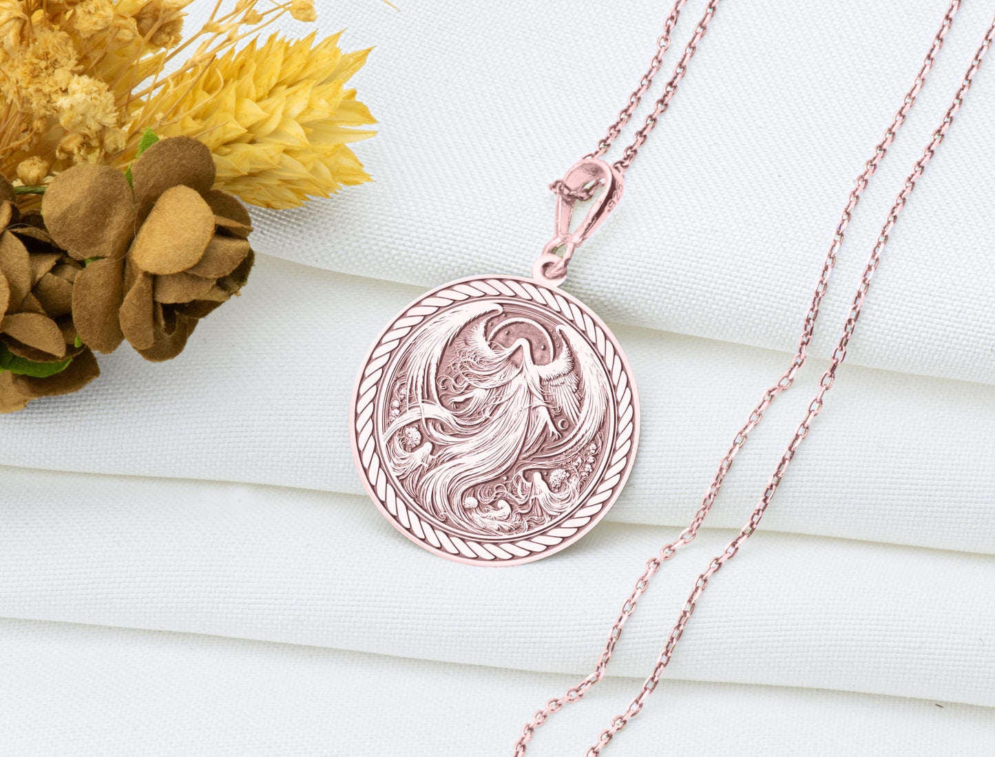 Nyx Pendant: Greek Goddess of Night Necklace, Shadow Amulet, Night Spirit Charm, Primordial Talisman