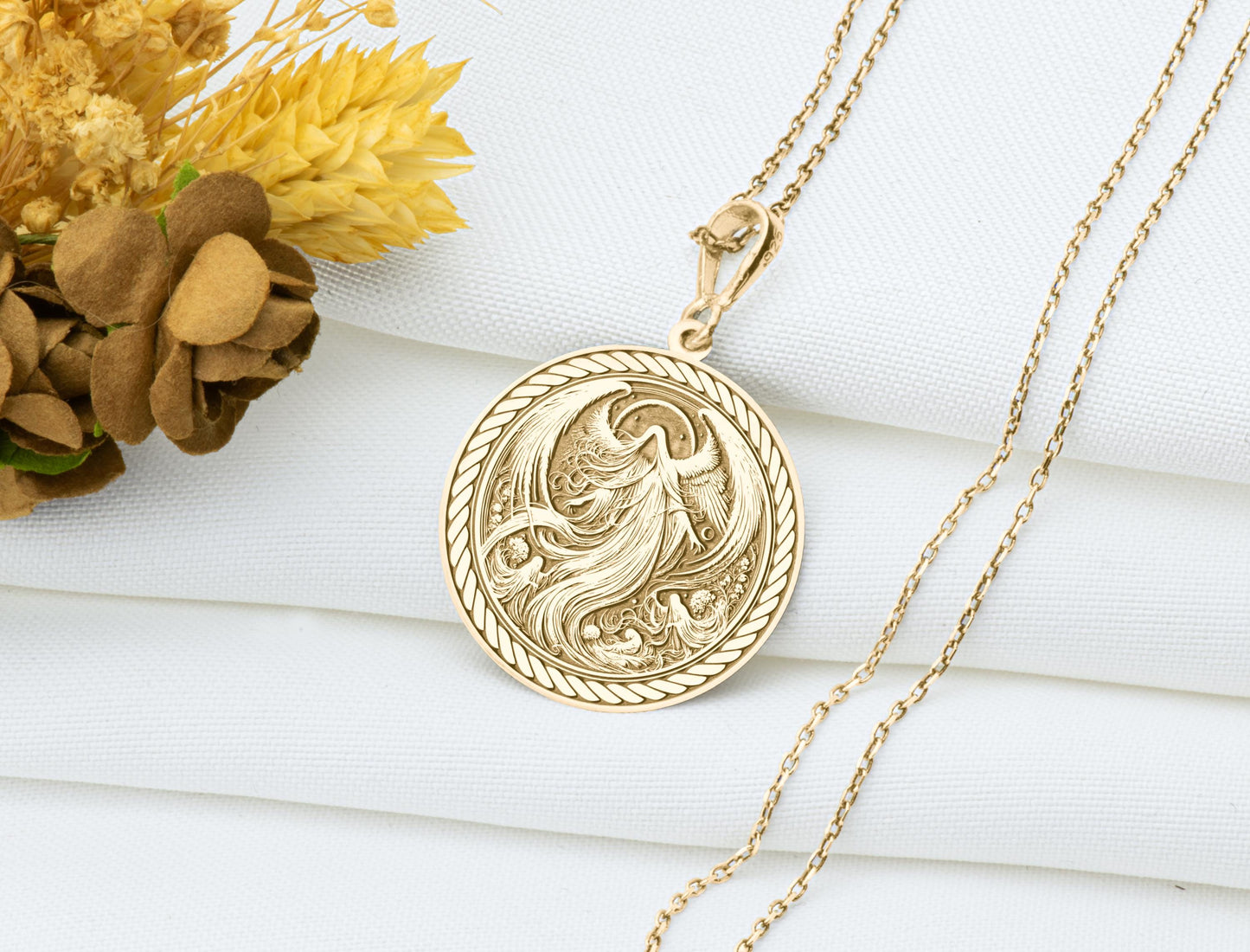 Nyx Pendant: Greek Goddess of Night Necklace, Shadow Amulet, Night Spirit Charm, Primordial Talisman