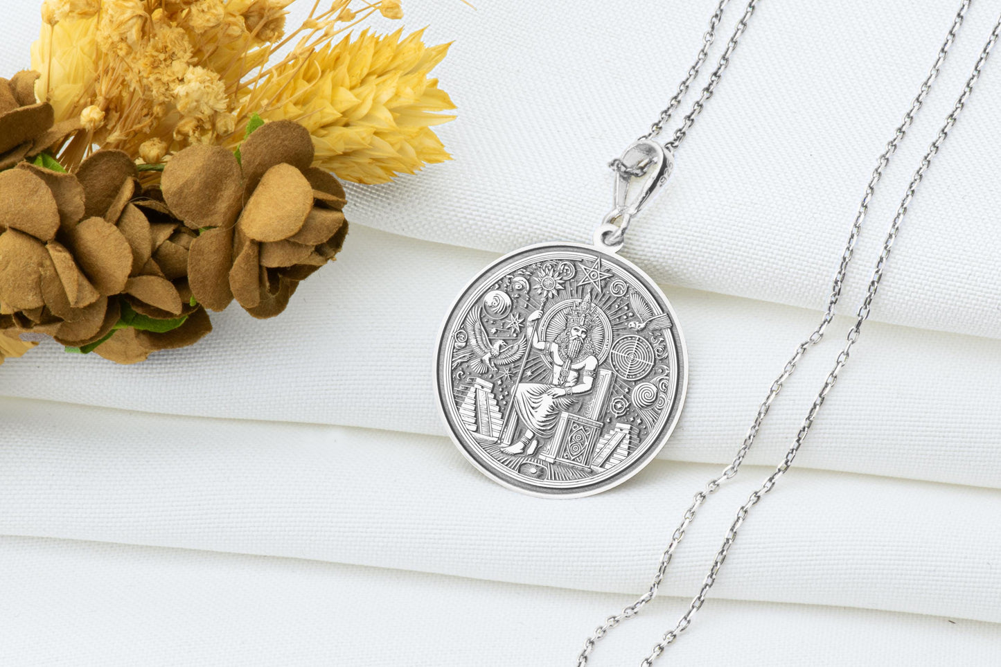 Anu Pendant: Sumerian Sky God Necklace
