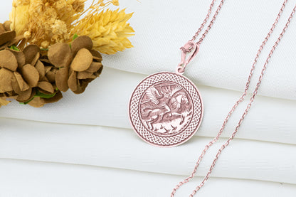 Valkyrie Pendant: Norse Warrior Necklace