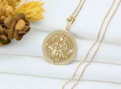 Athena & Myrmex Pendant Necklace