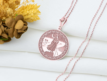 Shams of Tabriz Pendant: Rumi's Sun Necklace, Sufi Amulet