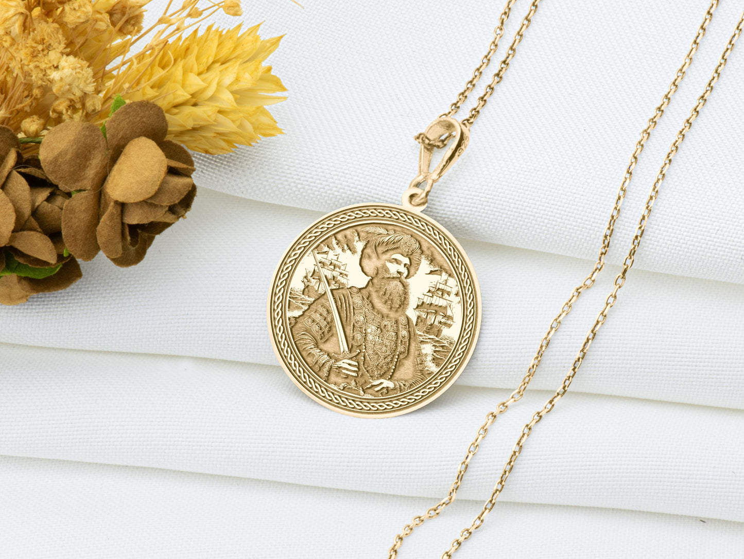 Barbarossa Pendant: Ottoman Admiral Necklace