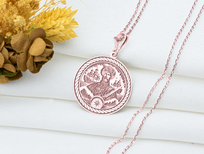 Dragut Turgut Reis Pendant: Ottoman Corsair Admiral Necklace