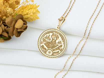 Dragut Turgut Reis Pendant: Ottoman Corsair Admiral Necklace