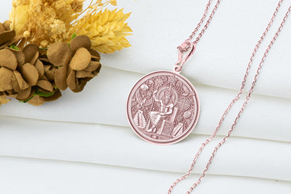 Anu Pendant: Sumerian Sky God Necklace