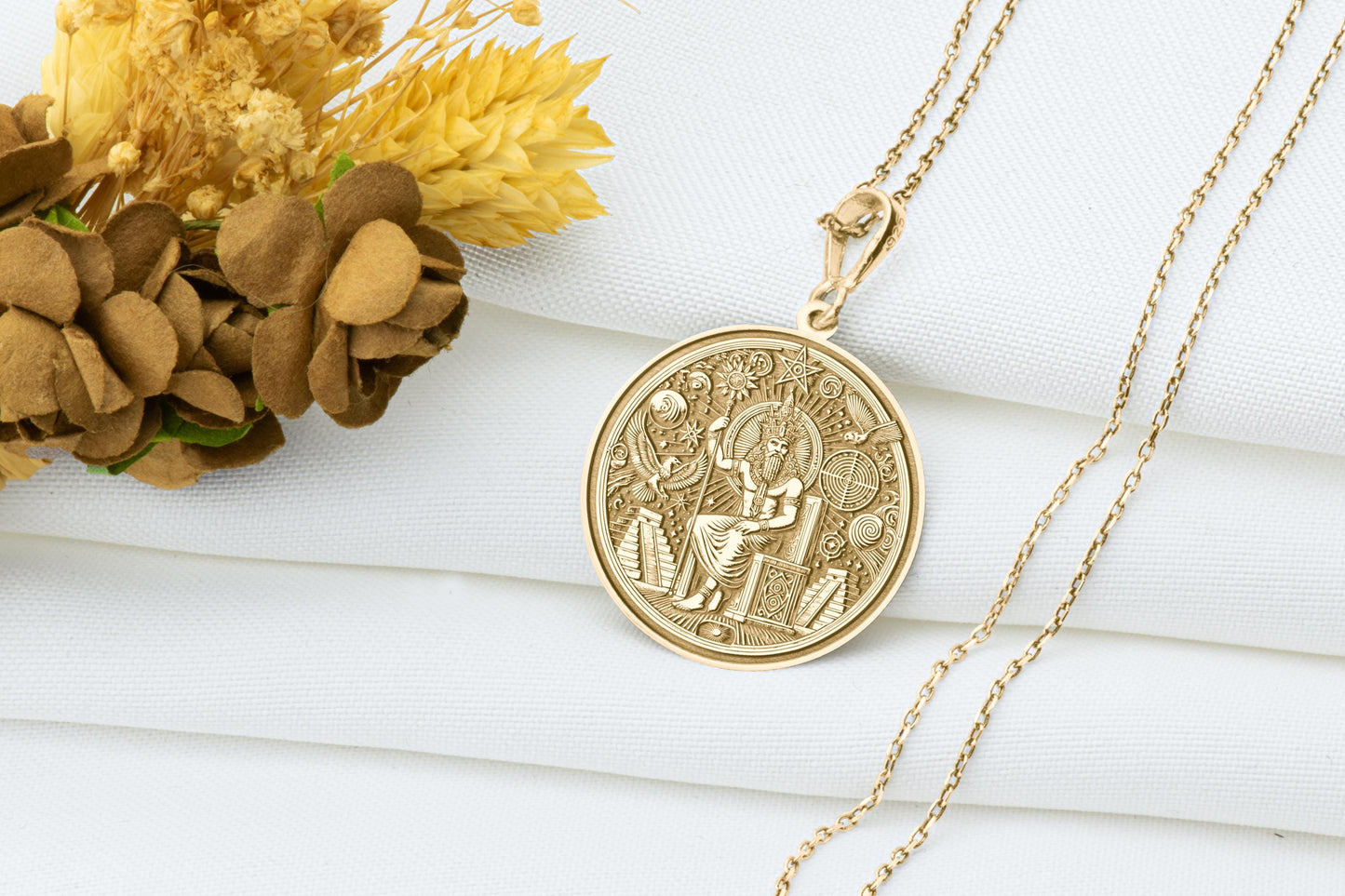 Anu Pendant: Sumerian Sky God Necklace