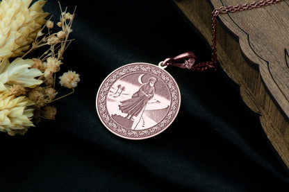 Shams of Tabriz Pendant: Rumi's Sun Necklace, Sufi Amulet