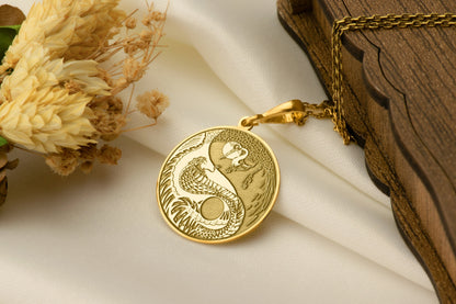 Yin Yang Pendant: Balance Necklace