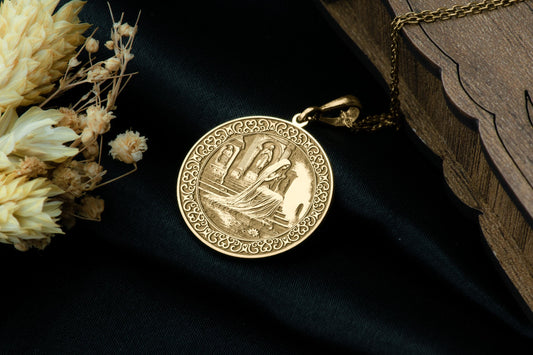 La Llorona Pendant: Weeping Woman Necklace, Folklore Spirit Charm, Spirit Amulet