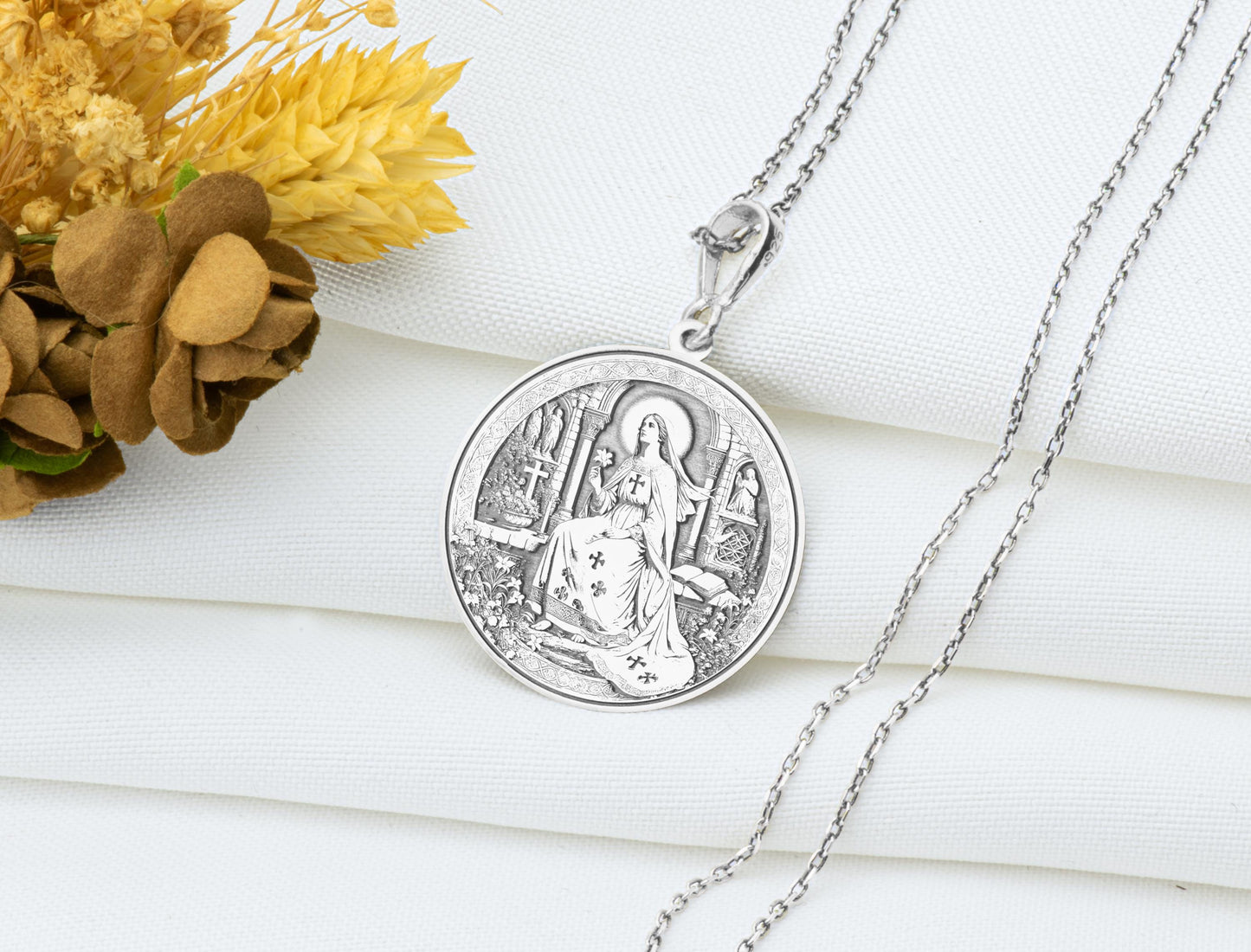 Saint Hildegard Pendant Necklace