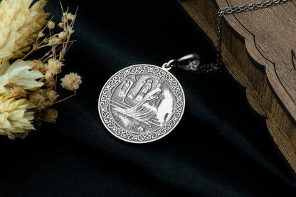 La Llorona Pendant: Weeping Woman Necklace, Folklore Spirit Charm, Spirit Amulet