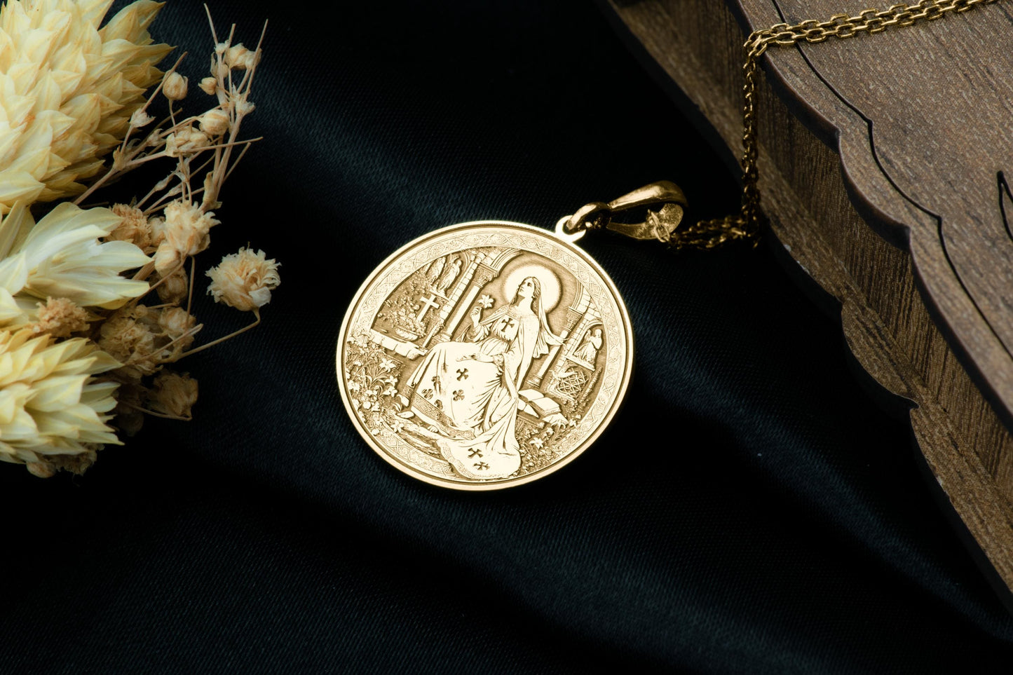 Saint Hildegard Pendant Necklace