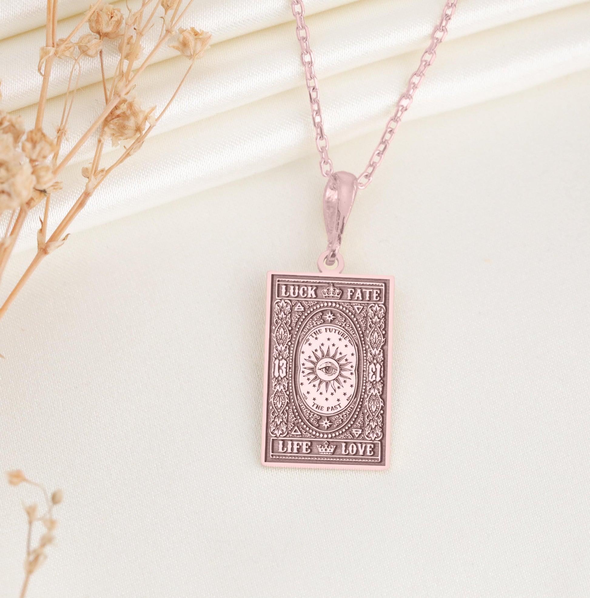 Life Path Pendant Necklace: Sterling Silver Divine Love Amulet