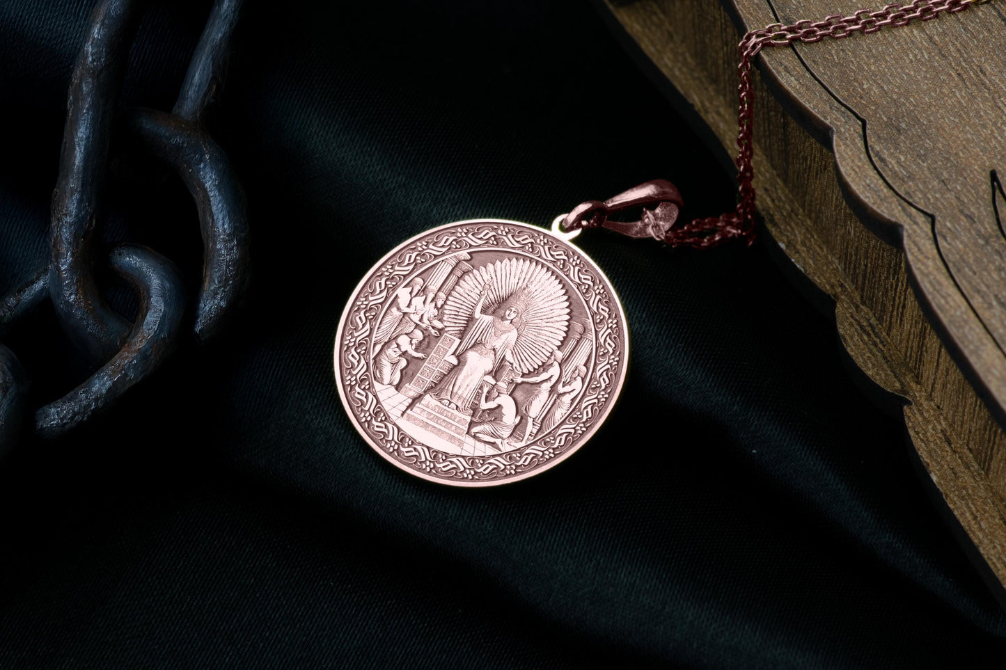 Nungal Pendant: Sumerian Goddess Necklace, Justice & Redemption Amulet