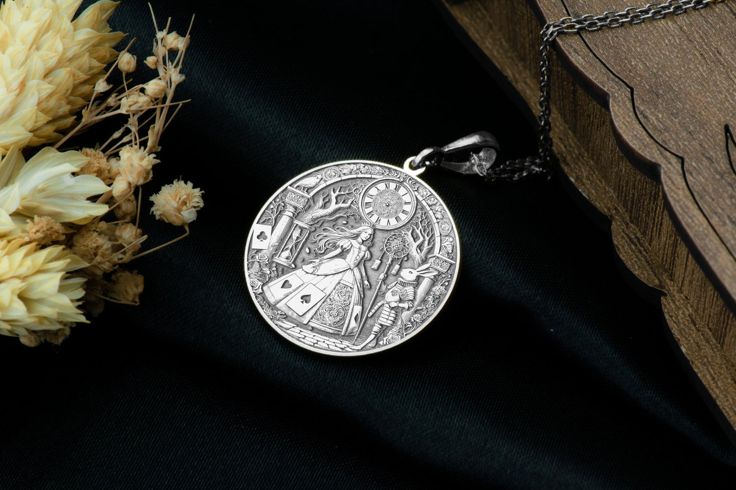 Alice Pendant: Wonderland Necklace