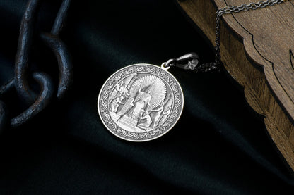 Nungal Pendant: Sumerian Goddess Necklace, Justice & Redemption Amulet