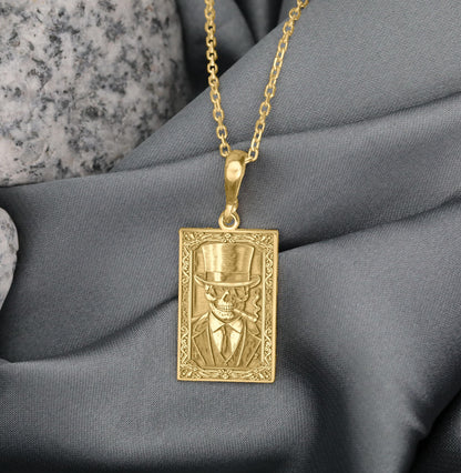 Baron Samedi Pendant: Voodoo Loa Necklace