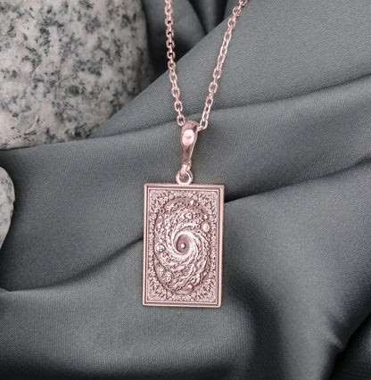 Chaos Pendant: Greek Primordial Myth Necklace, Creation Charm, Origin Talisman