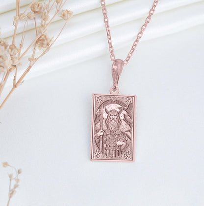 Odin Pendant: Norse War God Necklace, Wisdom Talisman, Wisdom Charm