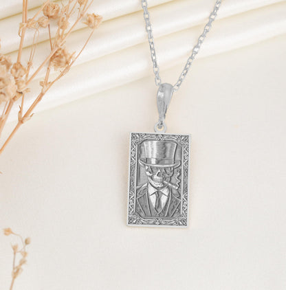 Baron Samedi Pendant: Voodoo Loa Necklace